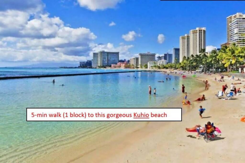 Huge Patio Washerdryer 1 Bedroom Banyan Free Parking 5 Min To Beach Honolulu Buitenkant foto