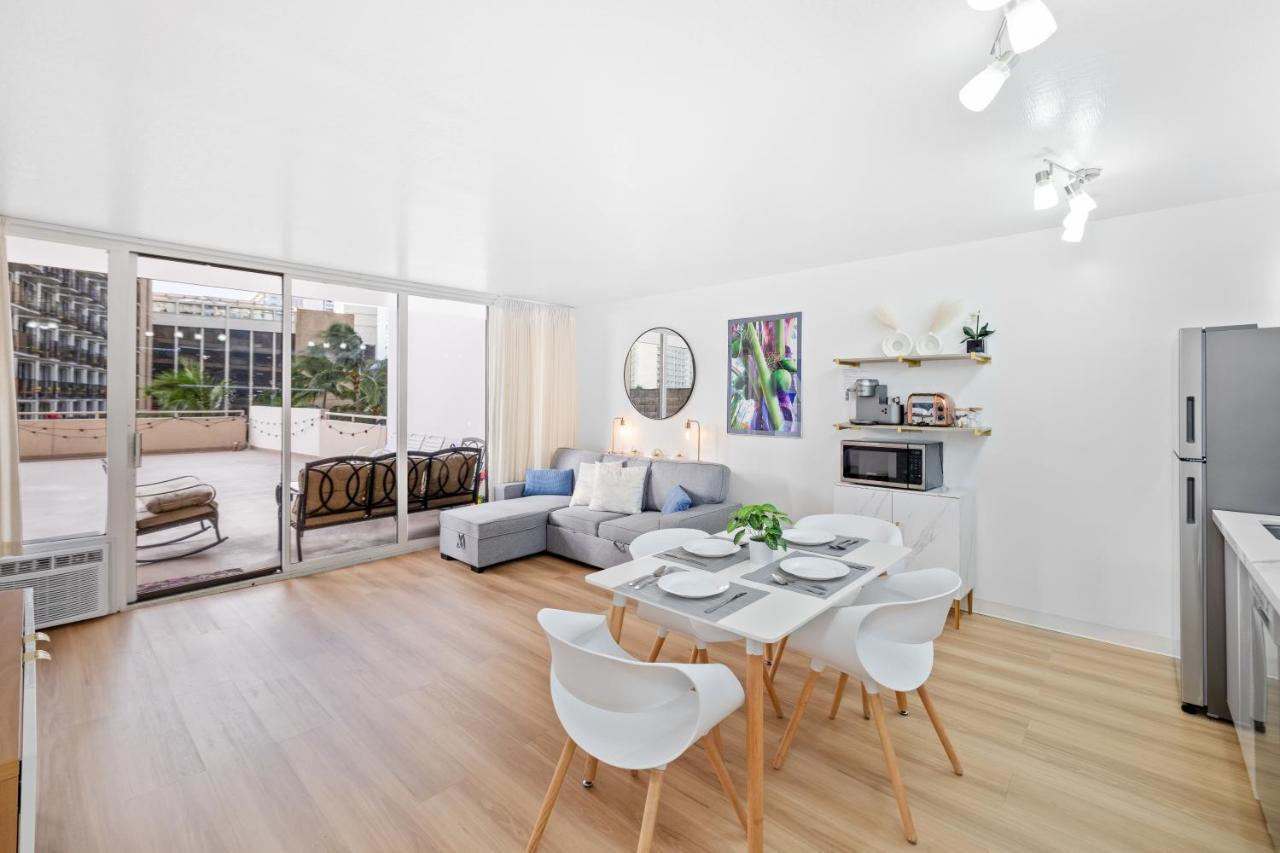 Huge Patio Washerdryer 1 Bedroom Banyan Free Parking 5 Min To Beach Honolulu Buitenkant foto
